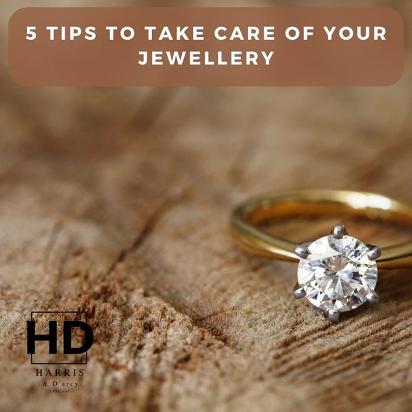 Jewellery is often an investment and we need to take good care of it. Here are 5 tips to help you take good care of your jewelry pieces.