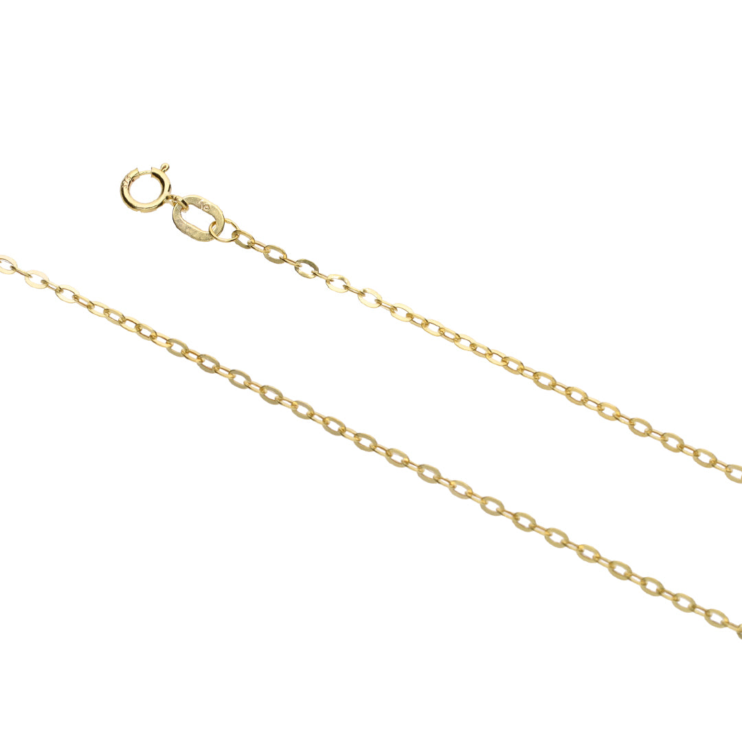 9ct Yellow Gold Hollow Link Chain | 1.75mm