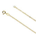 9ct Yellow Gold Hollow Cable Link Chain (1.90mm)