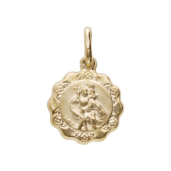 9ct Yellow Gold St Christopher
