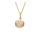 9ct Yellow Gold St Christopher Pendant