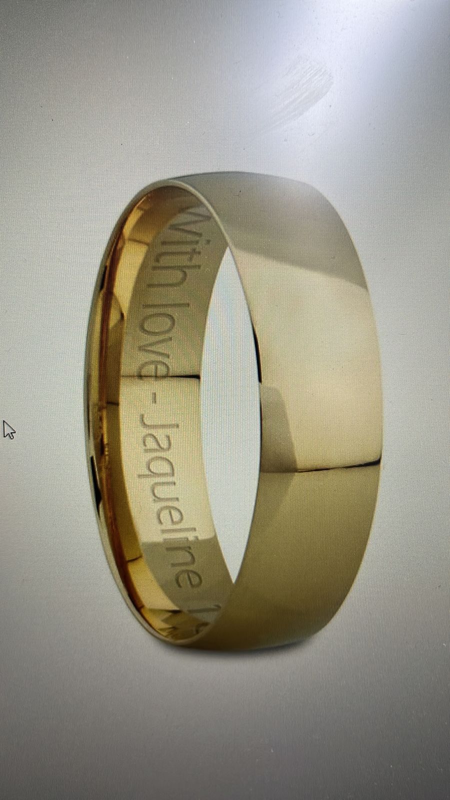 Engraving Fee on Rings and Pendants