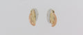 9ct Tri-Colour Gold Crossover Studs