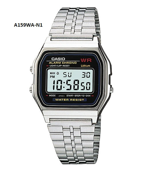 CASIO Retro Unisex WR - A159WA-N1DF