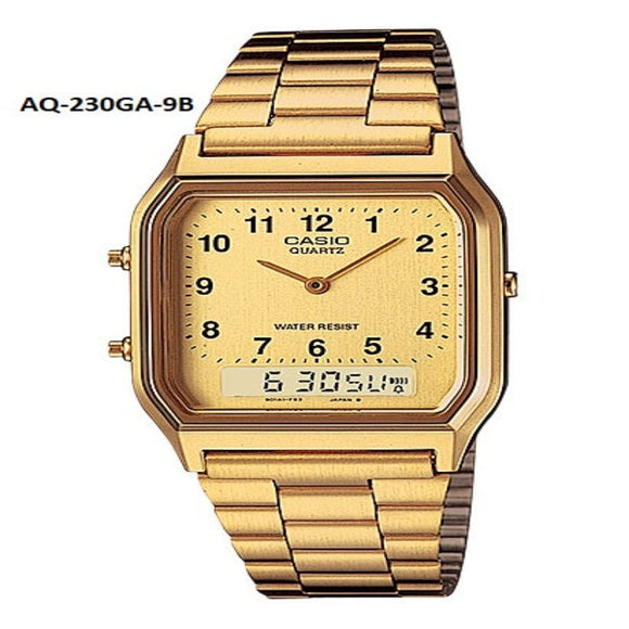 CASIO Retro Mens WR - AQ230GA-9BM