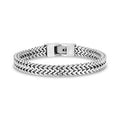ARZ Steel 8mm Steel Double Franco Bracelet