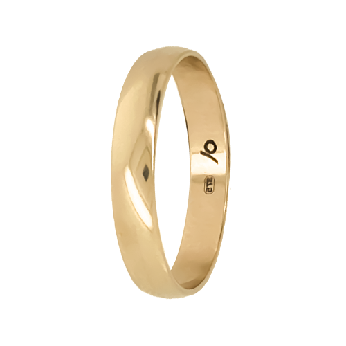9ct Yellow Gold Comfort Fit Wedding Band 3mm