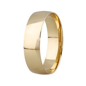 9ct Yellow Gold Comfort Fit Wedding Band (6mm)