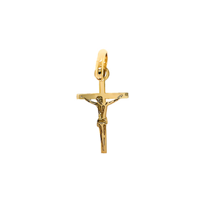 9ct Yellow Gold Crucifix Pendant (16.8mm x 10.0mm)