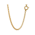 9ct Yellow Gold Rolo Link Italian Chain (4.9mm)