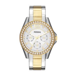 FOSSIL Riley Multifunction Two-Tone Stainless Steel Watch