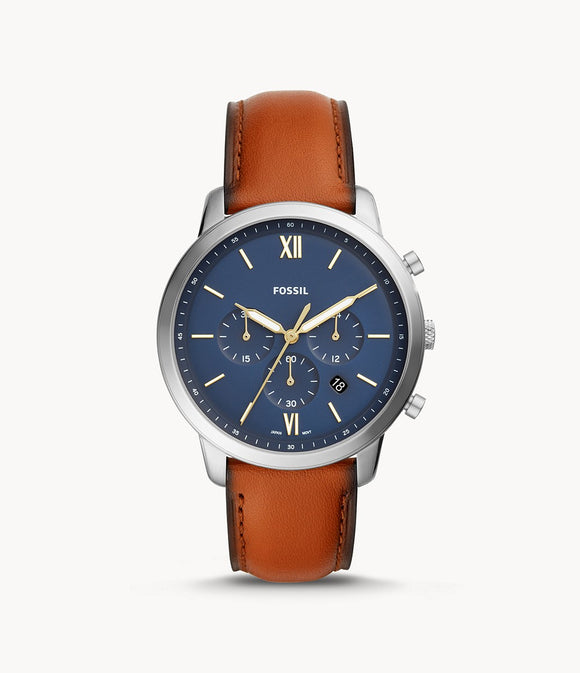 FOSSIL Neutra Chronograph Brown Leather Watch