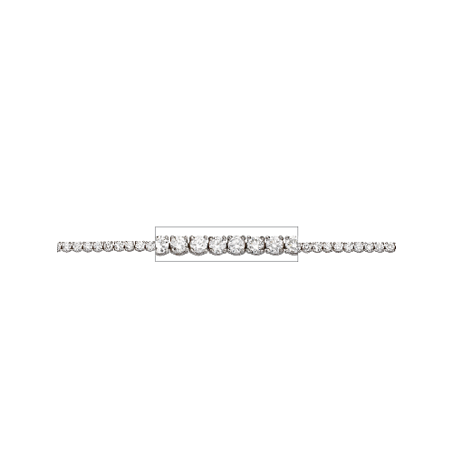 Silver Cubic Zirconia Tennis Bracelet