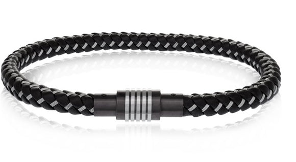 ARZ Steel Steel Bracelet Black