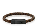 ARZ Steel Leather Bracelet