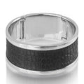 ARZ Steel Black Bangle 