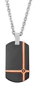 ARZ Steel Two Tone Pendant