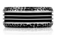 ARZ Steel Black Ring