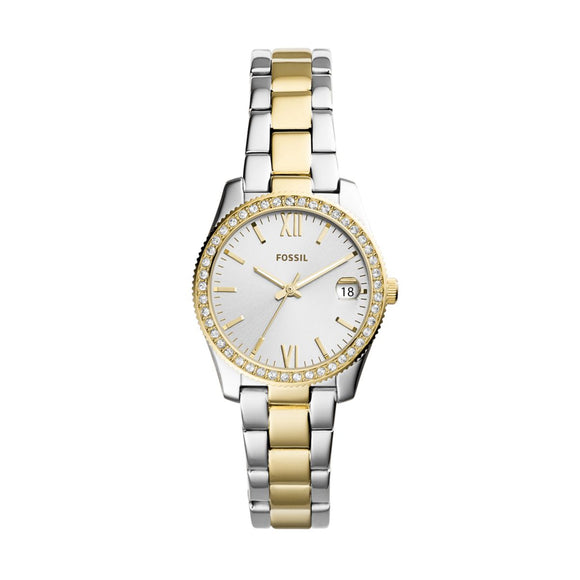 FOSSIL Scarlette Mini Three-Hand Date Two Tone Stainless Steel Watch