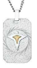 ARZ Steel  Steel Medical Dog Tag